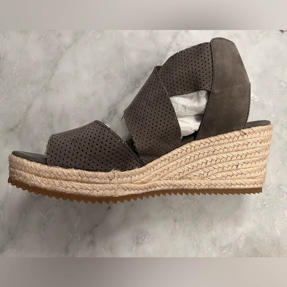 MOVING SALE 🔥 Eileen Fisher Women's 9 Willow Espadrille Platform Wedge Sandals